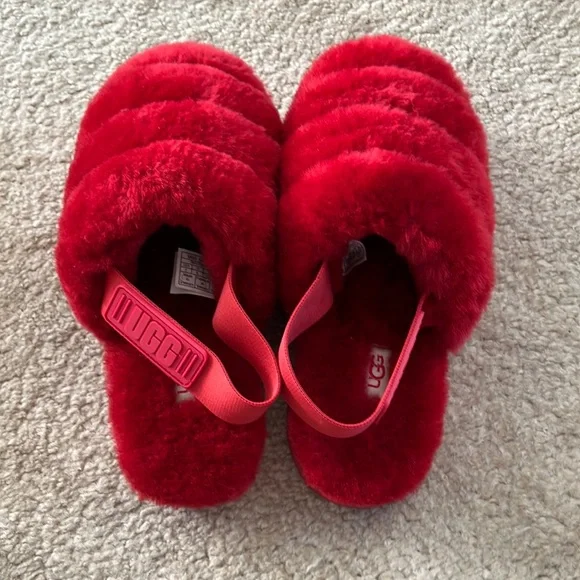 UGG Shoes Ugg Shearing Slippers With Heel Strap Nwot Poshmark